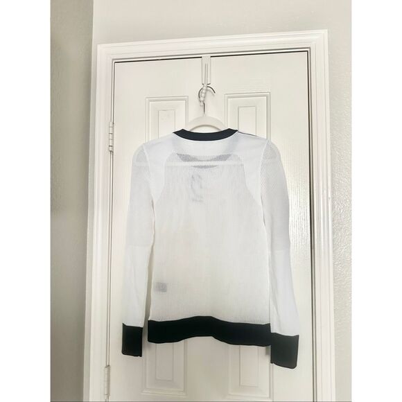 rag & bone / Jean Shea Long-sleeve Mesh Top size XXS - Picture 2 of 11